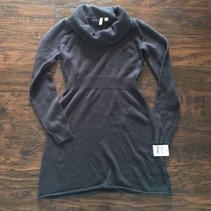 Sweater dress by Frenchi, grey. Size small. NWT